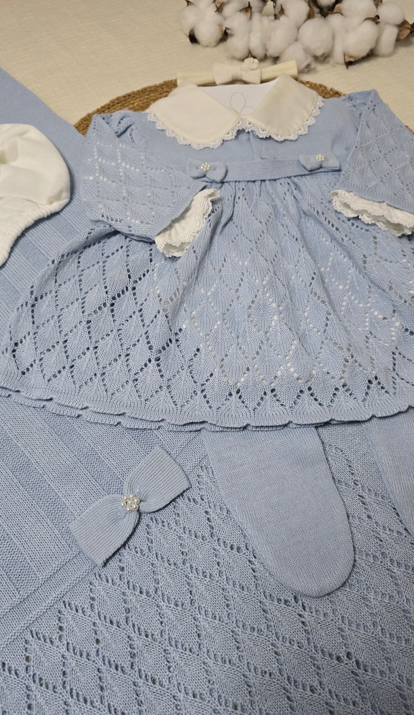 Saída de maternidade Michele Azul - Recém Nascido