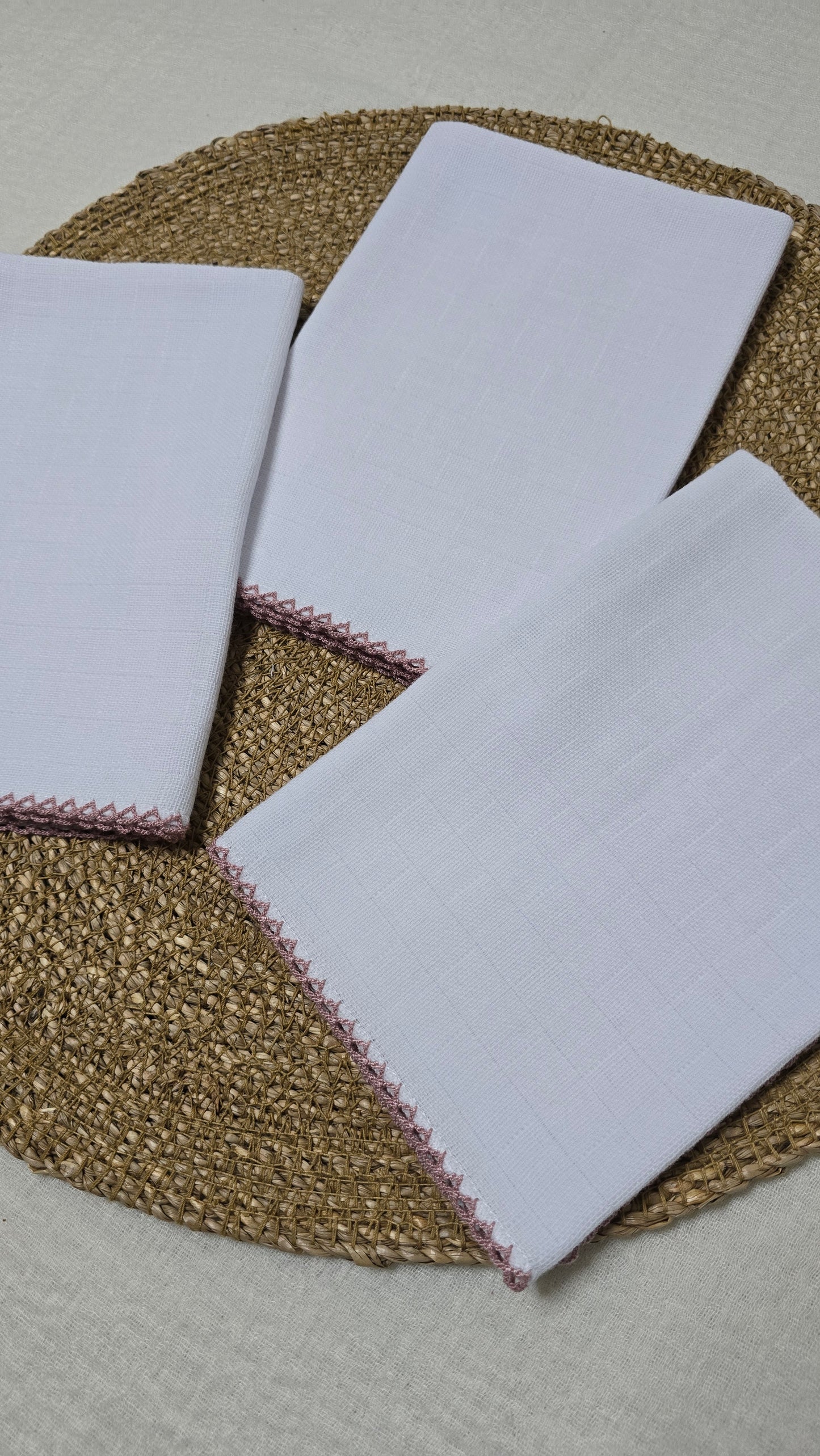 Kit Fraldas de boca Rosê