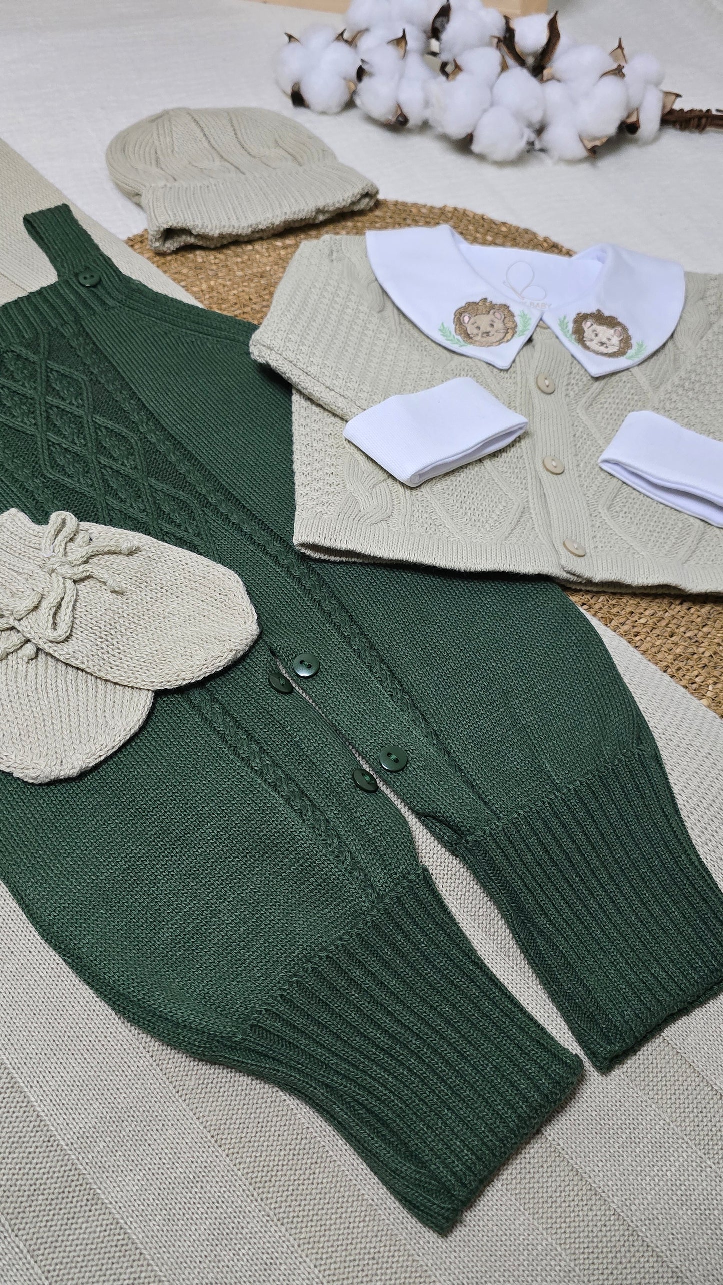 Saída de maternidade Otávio Verde/Areia - Recém Nascido