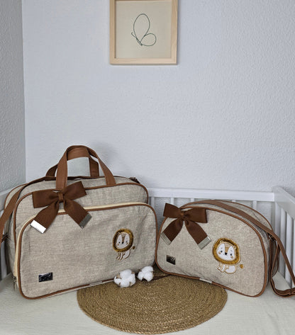 Kit Bolsas Maternidade Leão