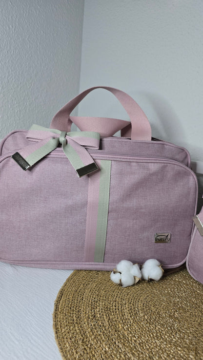 Bolsas Maternidade Rosa Velho/Verde