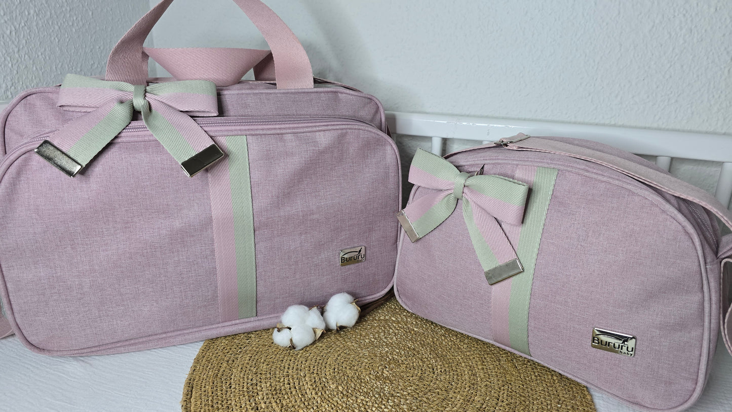 Bolsas Maternidade Rosa Velho/Verde