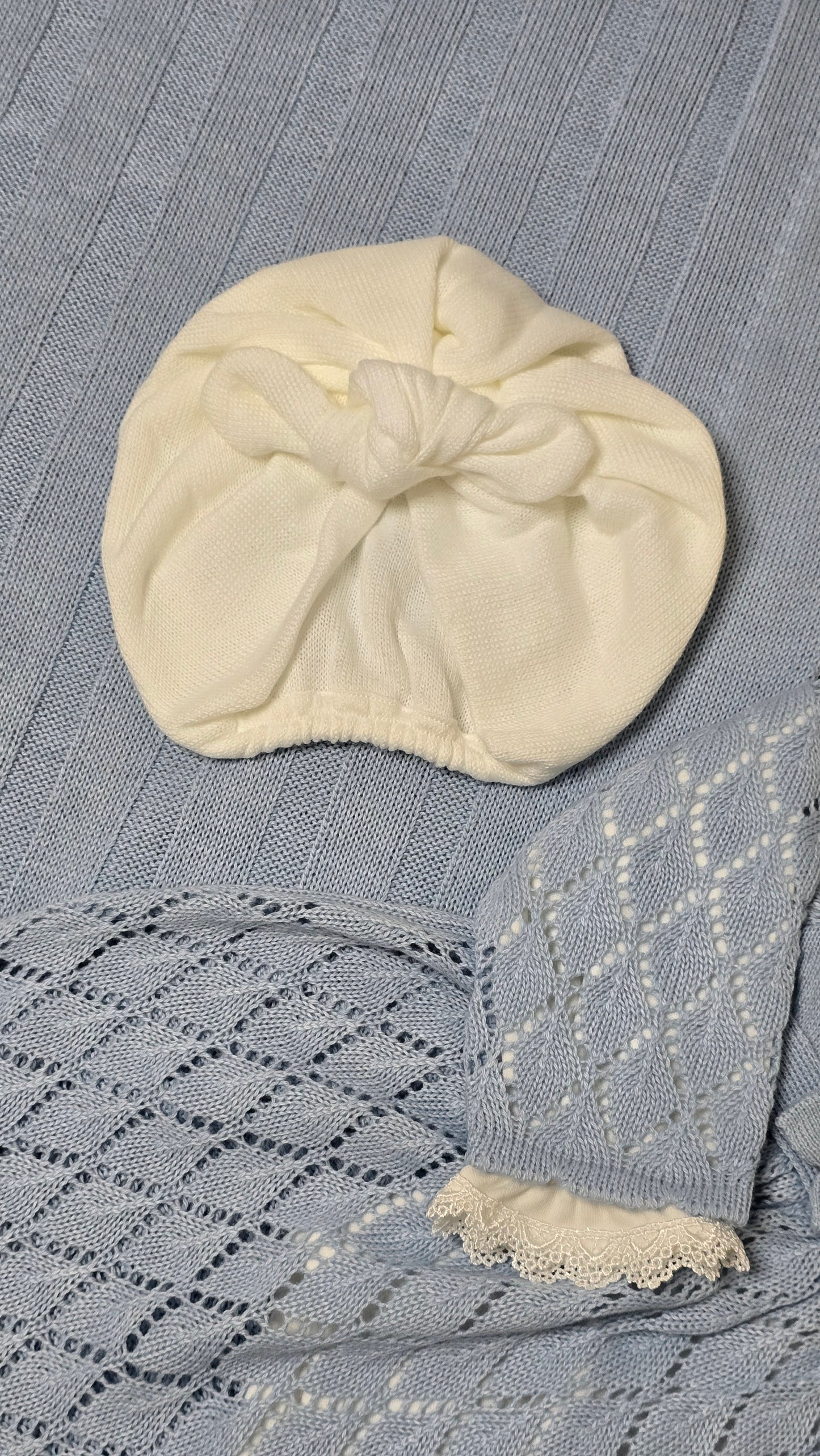 Saída de maternidade Michele Azul - Recém Nascido