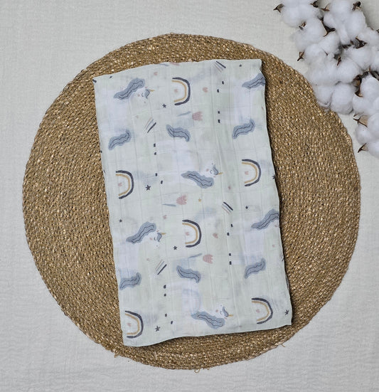 Fraldão em Fibra de Bambu Arco-íris