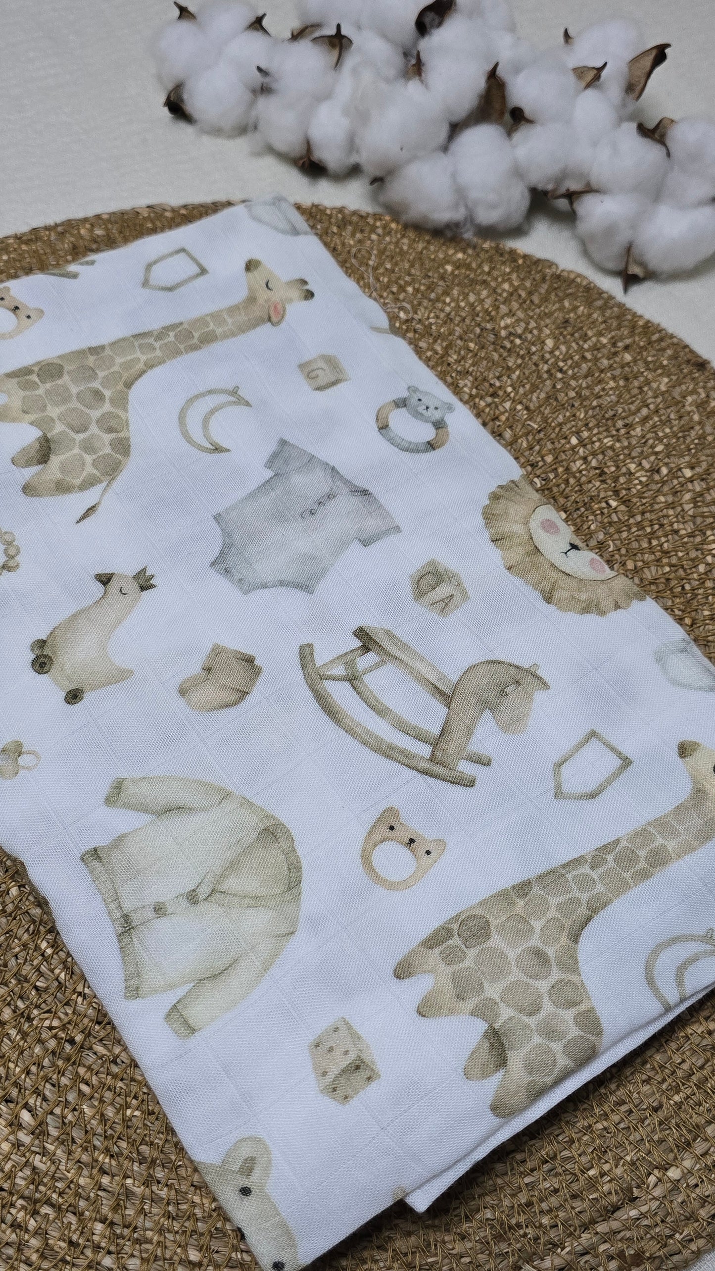 Fraldão em Fibra de Bambu Safari