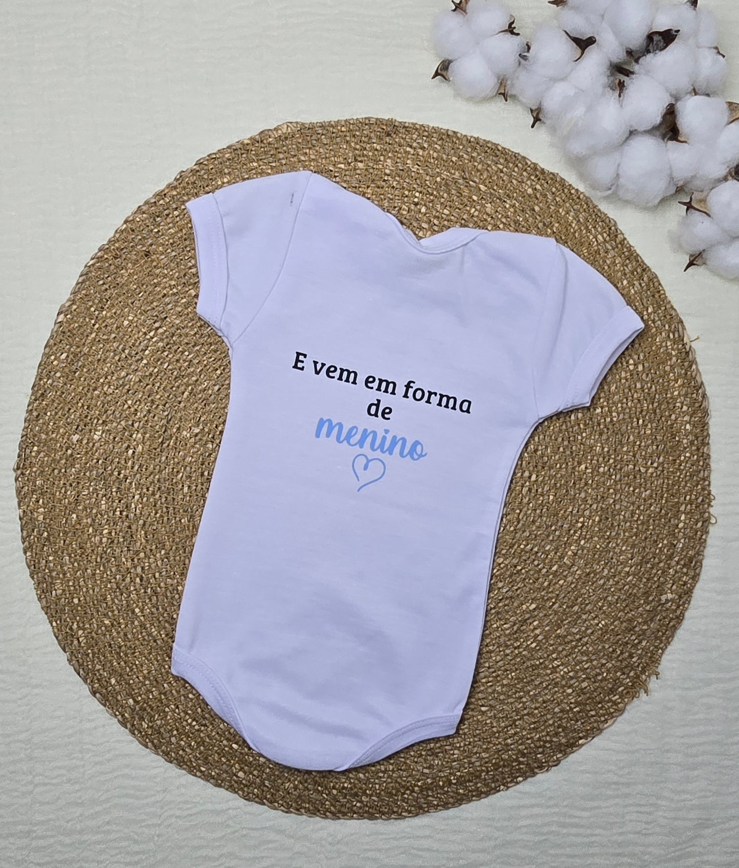 Body – Anúncio do Sexo do BEBÊ - Menino