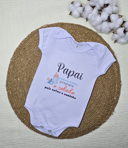 Body – Anúncio da Gravidez para o Papai - Recém Nascido