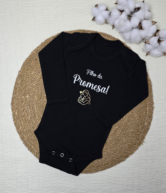 Body Preto Filho Da Promesa - Recém Nascido