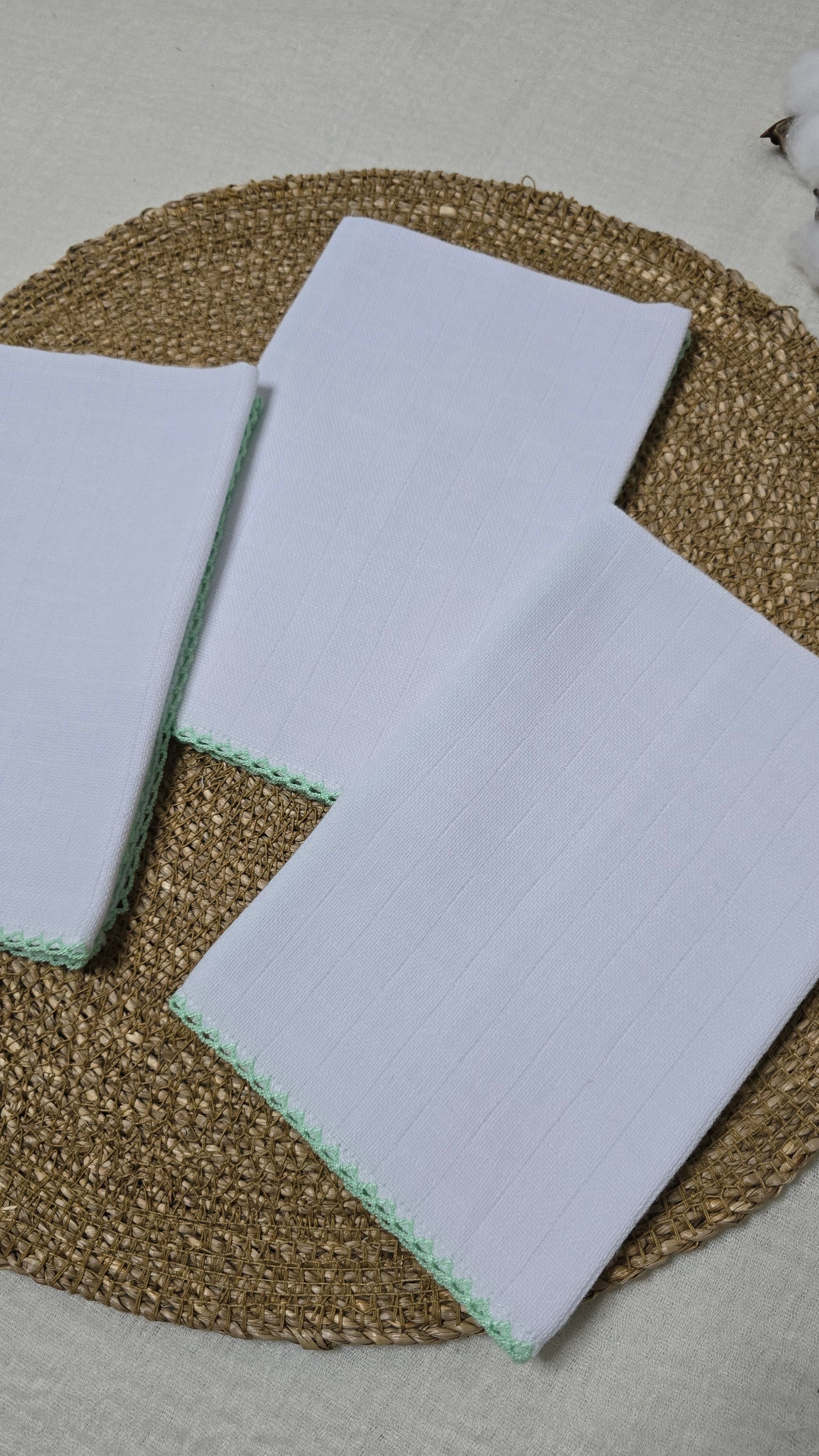 Kit Fraldas de boca Verde