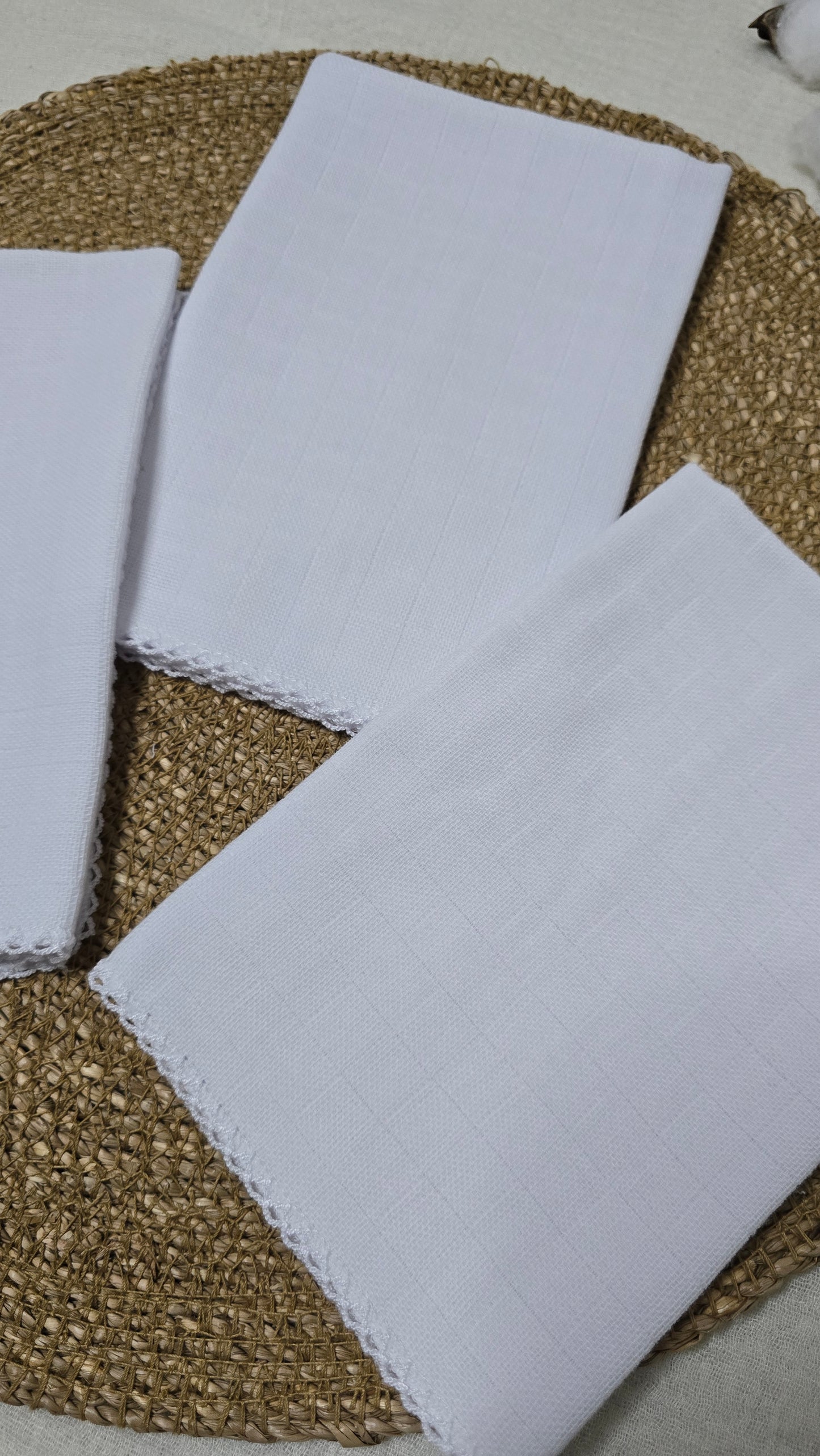 Kit Fraldas de boca Branco