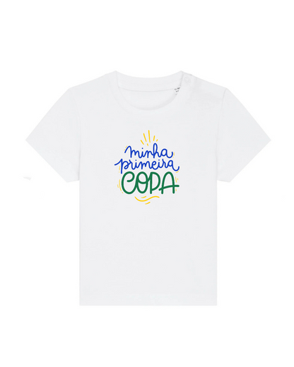Camiseta Infantil Brasil Premium - 100% Algodão Orgânico Certificado