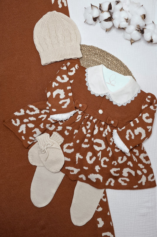 Saída de maternidade Terracota/Dunas - Recém Nascido