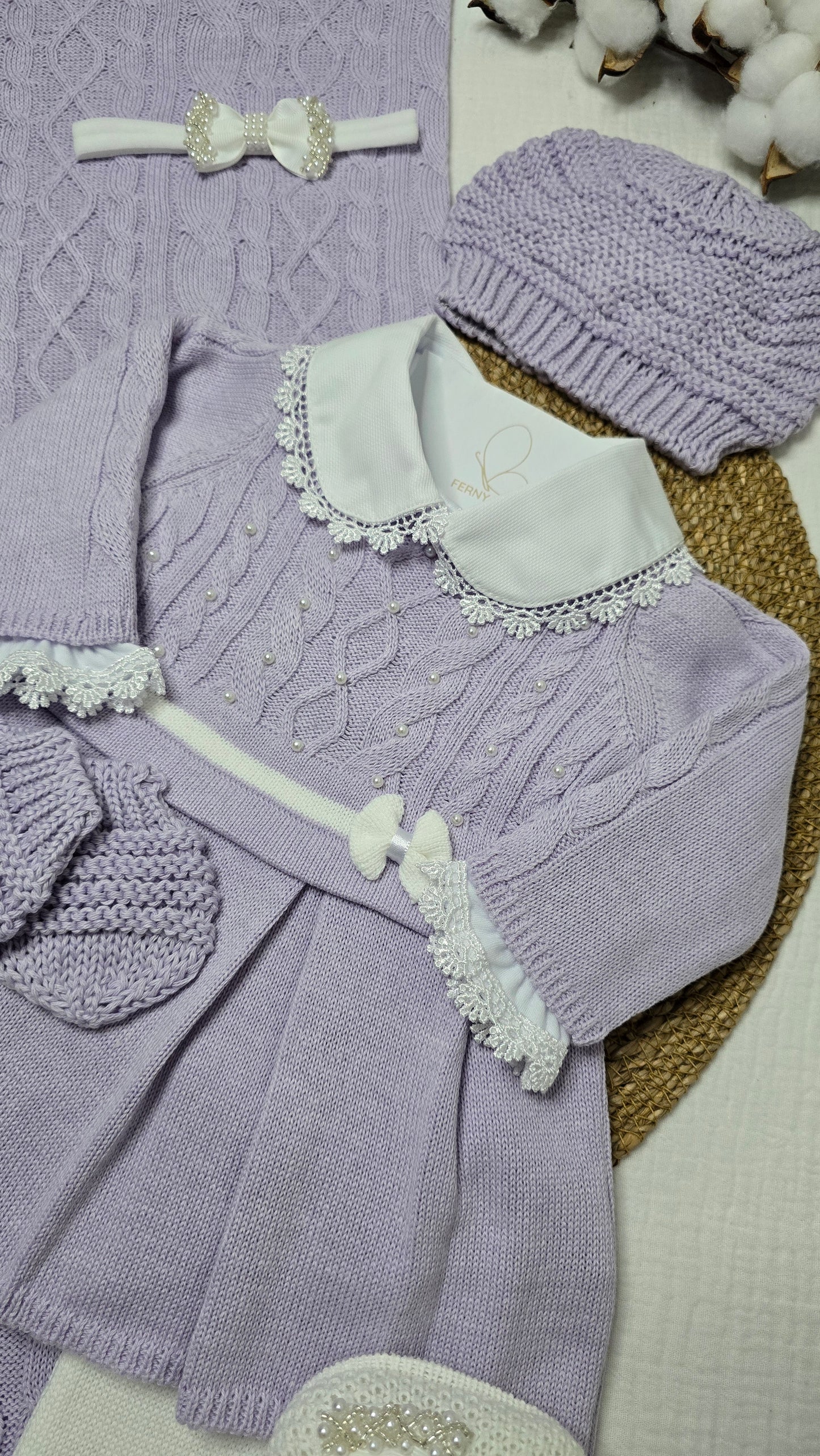 Saída de maternidade Florida Lavanda - Recém Nascido