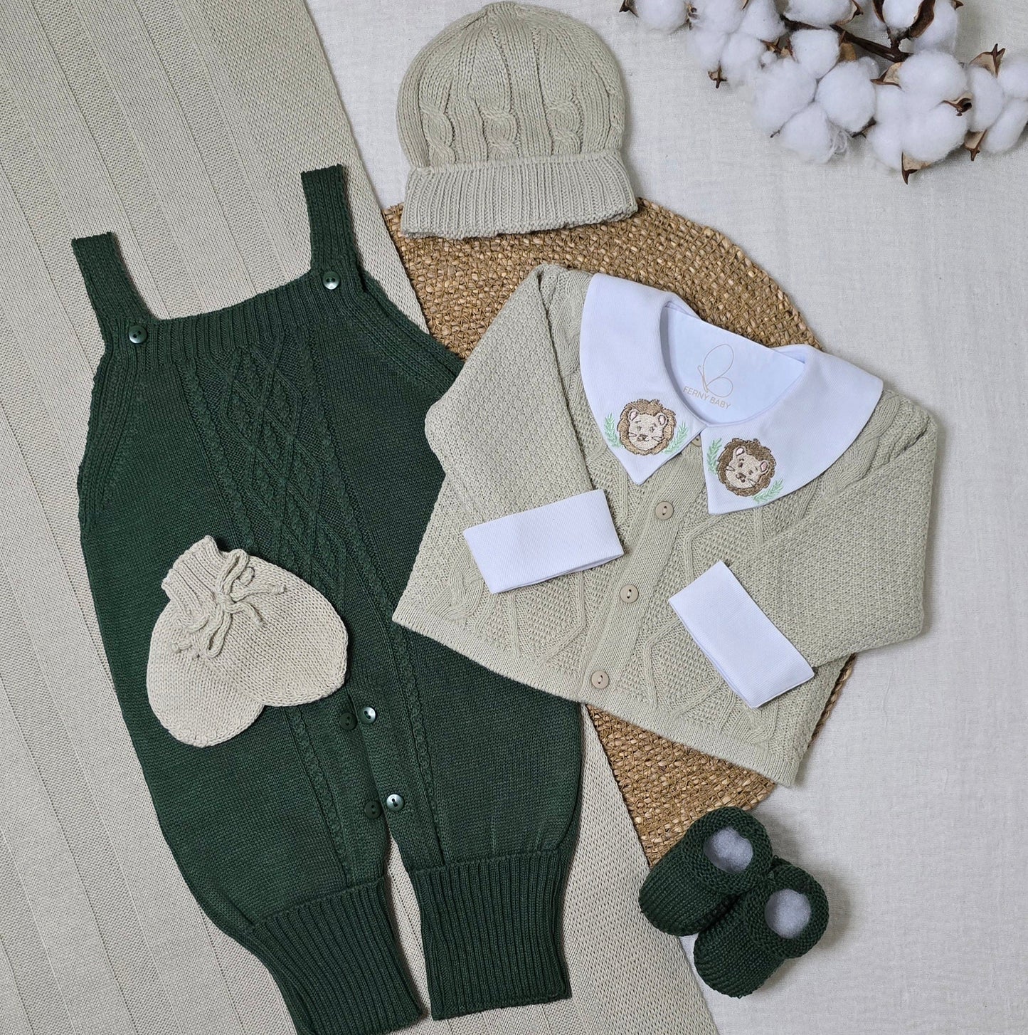 Saída de maternidade Otávio Verde/Areia - Recém Nascido