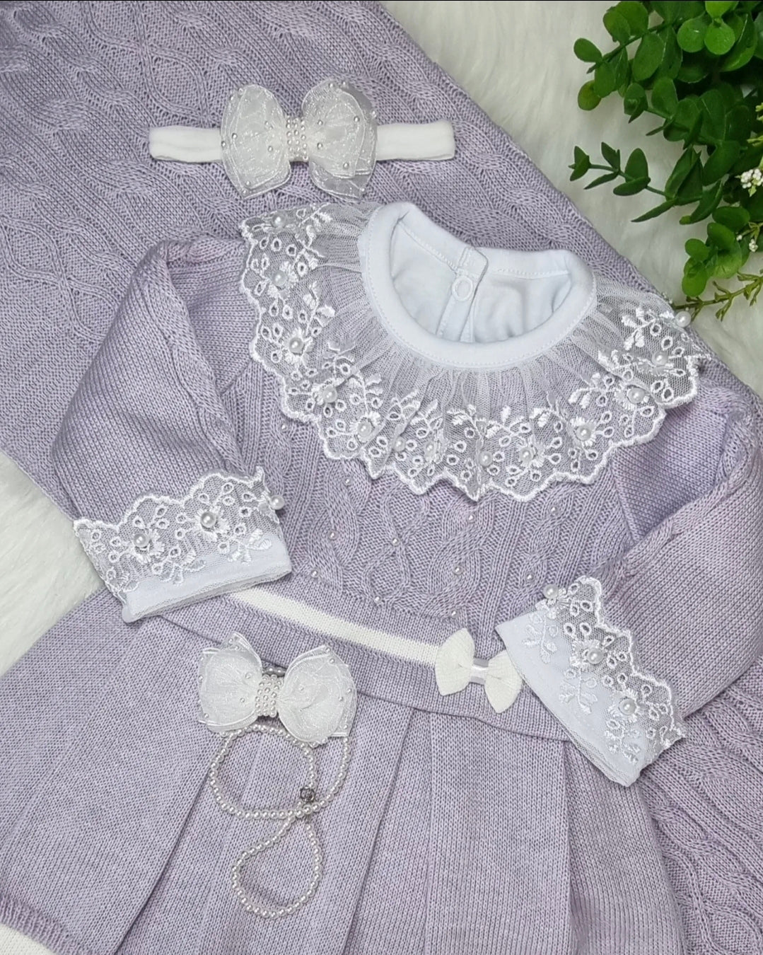 Saída de maternidade Florida Lavanda - Recém Nascido