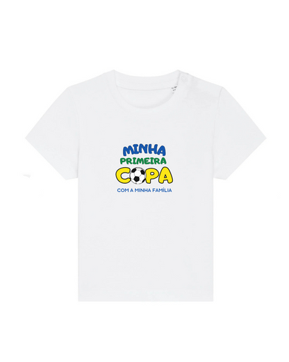 Camiseta Infantil Brasil Premium - 100% Algodão Orgânico Certificado
