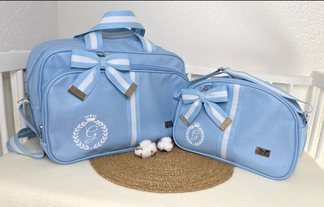 Kit Bolsas Maternidade Azul