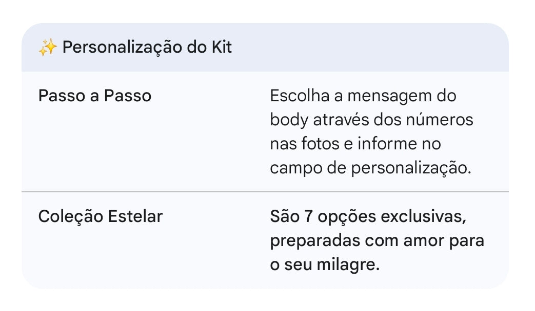 Kit Recém Nascido - Coleção Estelar | Algodão Orgânico e Bambu