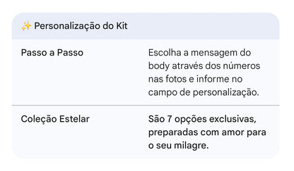 Kit Recém Nascido - Coleção Estelar | Algodão Orgânico e Bambu