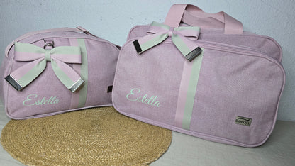 Bolsas Maternidade Rosa Velho/Verde