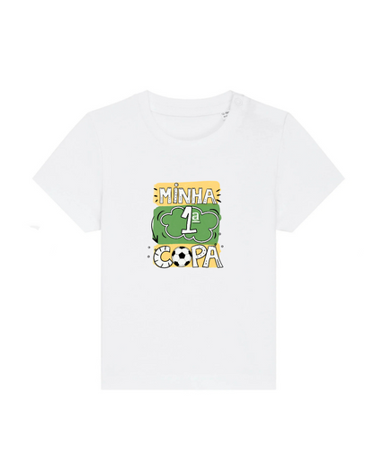 Camiseta Infantil Brasil Premium - 100% Algodão Orgânico Certificado