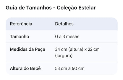 Kit Recém Nascido - Coleção Estelar | Algodão Orgânico e Bambu