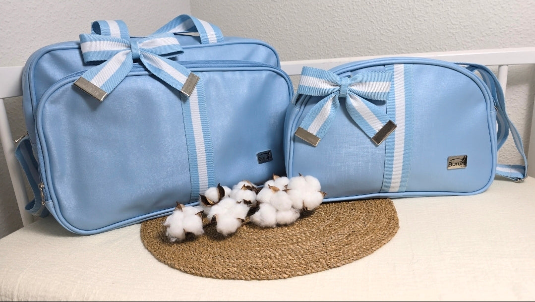 Kit Bolsas Maternidade Azul