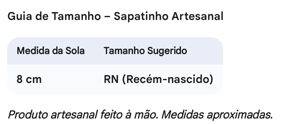 Sapatinho de Crochê Artesanal – 100% Algodão Premium (Recém-Nascido) off white laço/pérolas