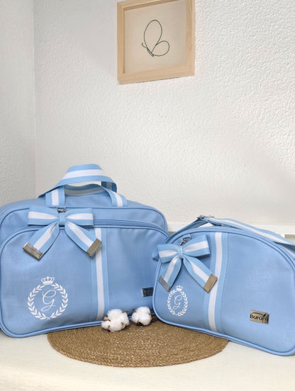 Kit Bolsas Maternidade Azul